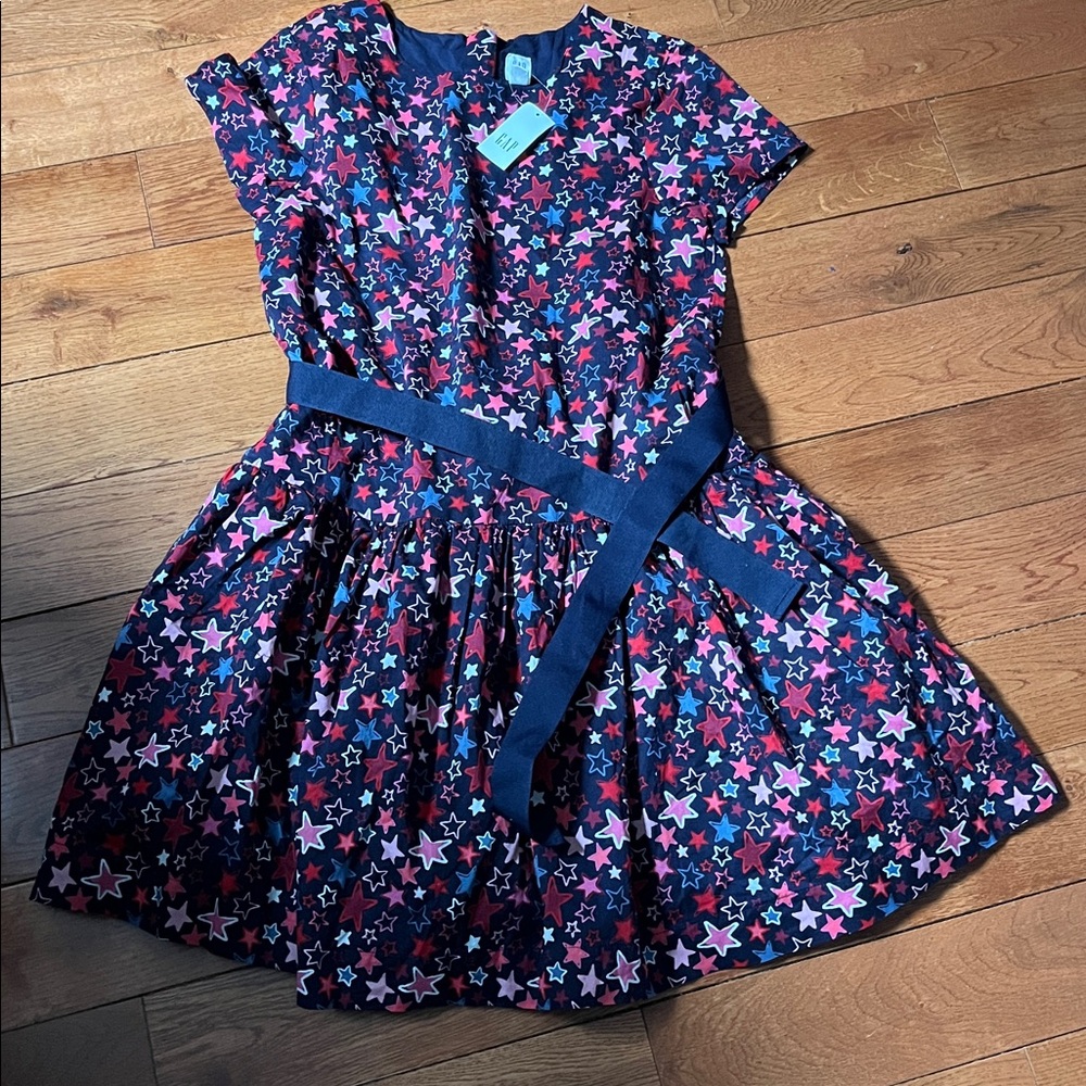 GAP Kids Starry Pink and Blue Kids Dress